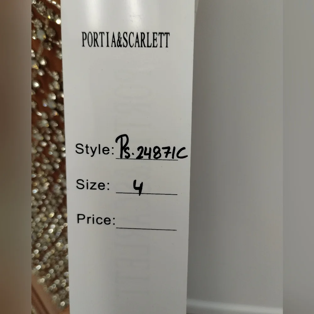 Portia and Scarlett Rhinestone Embellished Gown 4 - Picture 6 of 12